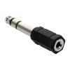 POWERTECH αντάπτορας stereo 3.5mm σε 6.35mm CAB-J018, μαύρος, 5τμχ | Καλώδια - Αντάπτορες | elabstore.gr