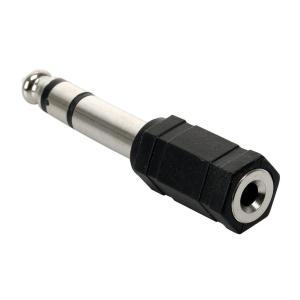 POWERTECH αντάπτορας stereo 3.5mm σε 6.35mm CAB-J018, μαύρος, 5τμχ | Καλώδια - Αντάπτορες | elabstore.gr