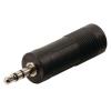 POWERTECH αντάπτορας stereo 3.5mm σε 6.35mm CAB-J022, μαύρος, 5τμχ | Καλώδια - Αντάπτορες | elabstore.gr