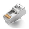 POWERTECH βύσμα RJ45 CAB-N0398, p8cs, μεταλλικό, 50τμχ | Καλώδια - Αντάπτορες | elabstore.gr