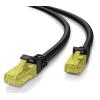 POWERTECH καλώδιο U/UTP Cat 5e CAB-N212, CCA 26AWG 0.4mm, 0.5m, μαύρο | Καλώδια - Αντάπτορες | elabstore.gr