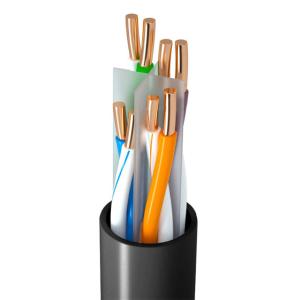 POWERTECH καλώδιο U/UTP Cat 6 CAB-N294, CCA 24AWG, PVC, 305m, μαύρο | Καλώδια - Αντάπτορες | elabstore.gr