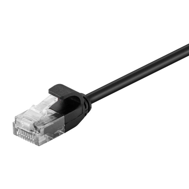 POWERTECH καλώδιο U/UTP Cat 6 CAB-N301, slim, copper 30AWG, 0.25m, μαύρο | eLabstore.gr POWERTECH καλώδιο U/UTP Cat 6 CAB-N301, slim, copper 30AWG, 0.25m, μαύρο | Καλώδια - Αντάπτορες | elabstore.gr