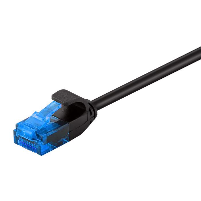 POWERTECH καλώδιο U/UTP Cat 6 CAB-N308, slim, copper 30AWG, 1m, μαύρο | eLabstore.gr POWERTECH καλώδιο U/UTP Cat 6 CAB-N308, slim, copper 30AWG, 1m, μαύρο | Καλώδια - Αντάπτορες | elabstore.gr