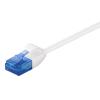 POWERTECH καλώδιο U/UTP Cat 6 CAB-N316, slim, copper 30AWG, 0.25m, λευκό | Καλώδια - Αντάπτορες | elabstore.gr