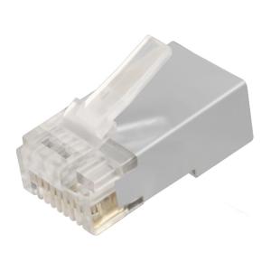 POWERTECH βύσμα RJ45 Cat 6a CAB-N322, μεταλλικό, 8p8cs, 100τμχ | Καλώδια - Αντάπτορες | elabstore.gr