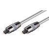 POWERTECH καλώδιο Toslink CAB-O005, OD 6.0mm, 0.5m, metal | Καλώδια - Αντάπτορες | elabstore.gr