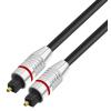 POWERTECH καλώδιο Toslink CAB-O007, OD 6.0mm, 3m, metal | Καλώδια - Αντάπτορες | elabstore.gr