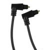 POWERTECH καλώδιο Toslink CAB-O009 90° male σε 90° male 4mm, PMMA, 2m | Καλώδια - Αντάπτορες | elabstore.gr