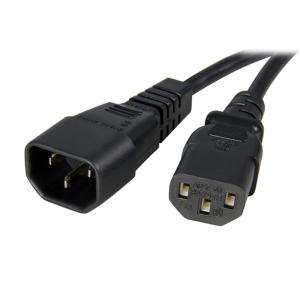 POWERTECH καλώδιο τροφοδοσίας προεκταση CAB-P004 3x 0.75mm², 1.5m, μαύρο | Καλώδια - Αντάπτορες | elabstore.gr