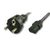 POWERTECH Καλώδιο τροφοδοσίας CAB-P007 1.5m, 3x 0.50mm², μαύρο | Καλώδια - Αντάπτορες | elabstore.gr