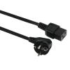 POWERTECH Καλώδιο τροφοδοσίας CAB-P024, C19 IEC, 16A, 250V, 1.8m, μαύρο | Καλώδια - Αντάπτορες | elabstore.gr