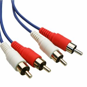 POWERTECH καλώδιο 2x RCA σε 2x RCA CAB-R002, 3m, μπλε | Καλώδια - Αντάπτορες | elabstore.gr