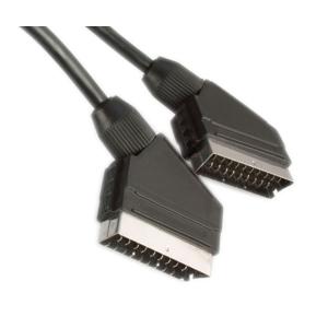 POWERTECH καλώδιο Scart 21pin σε Scart 21pin CAB-S003, 3m, μαύρο | Καλώδια - Αντάπτορες | elabstore.gr