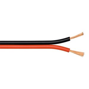 POWERTECH καλώδιο ήχου 2x 2.50mm² CAB-SP006, CCA, 10m, μαύρο & κόκκινο | Καλώδια - Αντάπτορες | elabstore.gr