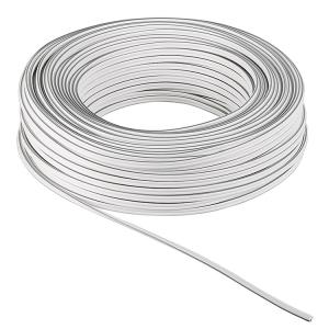 POWERTECH καλώδιο ήχου 2x 0.50mm² CAB-SP021, CCA, 10m, λευκό | Καλώδια - Αντάπτορες | elabstore.gr