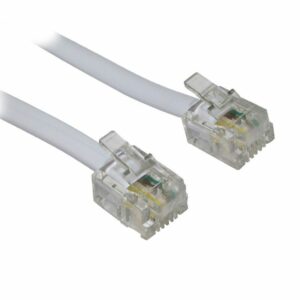 POWERTECH καλώδιο τηλεφώνου RJ11 6P4C CAB-T003, 3m, λευκό | Καλώδια - Αντάπτορες | elabstore.gr