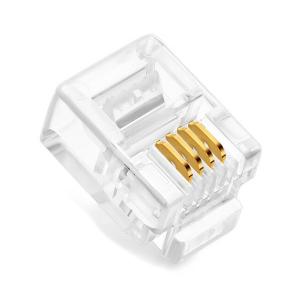 POWERTECH Plug Γραμμής Τηλεφώνου RJ11 6p4c, 100τεμ | Καλώδια - Αντάπτορες | elabstore.gr