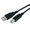POWERTECH καλώδιο USB σε USB Type Β CAB-U050, copper, 3m, μαύρο | Καλώδια - Αντάπτορες | elabstore.gr