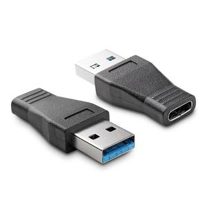 POWERTECH αντάπτορας USB 3.0 σε USB-C θηλυκό CAB-U097, μαύρος | Καλώδια - Αντάπτορες | elabstore.gr