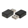 POWERTECH αντάπτορας USB σε USB Mini θηλυκό CAB-U111, μαύρος | Καλώδια - Αντάπτορες | elabstore.gr