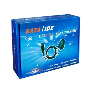 POWERTECH Converter USB 2.0 σε IDE & SATA CAB-U122, με τροφοδοσία, 0.8m | Καλώδια - Αντάπτορες | elabstore.gr