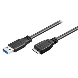 POWERTECH καλώδιο USB 3.0 σε USB Micro-B CAB-U142, 0.5m, μαύρο | Καλώδια - Αντάπτορες | elabstore.gr