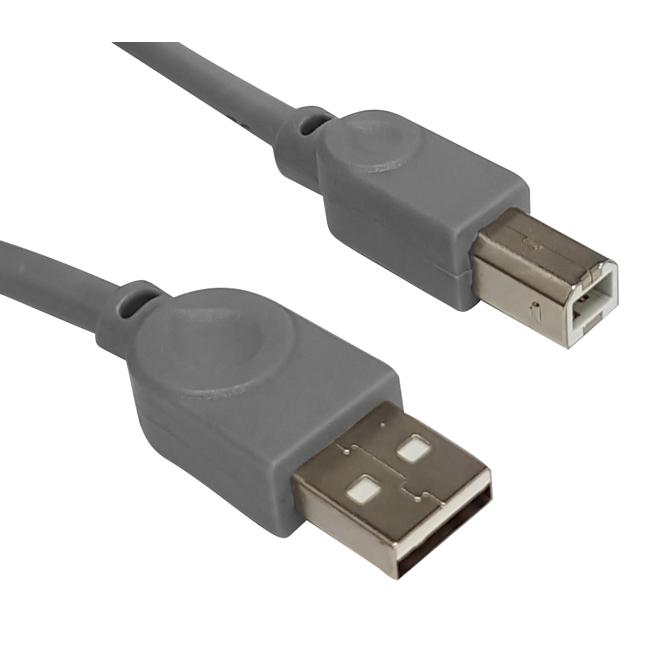 POWERTECH καλώδιο USB 2.0 σε USB Type Β CAB-U144, copper, 1.5m, γκρι | eLabstore.gr POWERTECH καλώδιο USB 2.0 σε USB Type Β CAB-U144, copper, 1.5m, γκρι | Καλώδια - Αντάπτορες | elabstore.gr