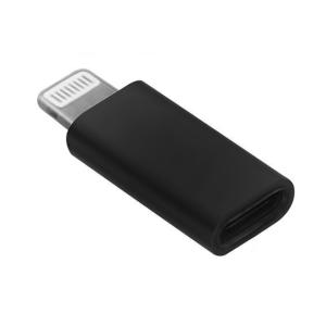 POWERTECH αντάπτορας Lightning σε USB-C θηλυκό CAB-UC021, μαύρος | Καλώδια - Αντάπτορες | elabstore.gr