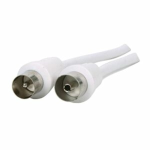 POWERTECH καλώδιο κεραίας CAB-V001, PAL, ίσιο, λευκό, 1.5m | Καλώδια - Αντάπτορες | elabstore.gr