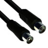 POWERTECH καλώδιο κεραίας CAB-V005, αρσενικό σε θηλυκό, 3m, μαύρο | Καλώδια - Αντάπτορες | elabstore.gr