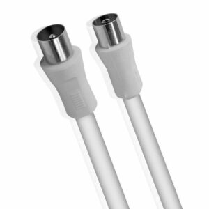 POWERTECH καλώδιο κεραίας CAB-V017, αρσενικό σε θηλυκό, 5m, λευκό | Καλώδια - Αντάπτορες | elabstore.gr
