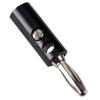 POWERTECH βύσμα μπανάνα plug CAB-V038, αρσενικό, 4.5mm, μαύρο, 4τμχ | Καλώδια - Αντάπτορες | elabstore.gr
