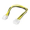 POWERTECH καλώδιο για MB 8pin αρσενικό σε 8pin θηλυκό CAB-W008, 20cm | Καλώδια - Αντάπτορες | elabstore.gr