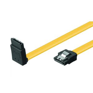 POWERTECH Καλώδιο SATA III 7pin σε 7pin 90° CAB-W028, Metal Clip 0.5m | Καλώδια - Αντάπτορες | elabstore.gr