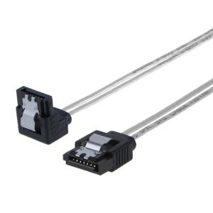 POWERTECH Καλώδιο SATA III 7pin σε 7pin 90° CAB-W033, flat, 0.5m | Καλώδια - Αντάπτορες | elabstore.gr