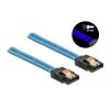 POWERTECH Καλώδιο SATA III 7pin CAB-W037, με UV επίστρωση, 0.7m, μπλε | Καλώδια - Αντάπτορες | elabstore.gr