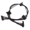 POWERTECH καλώδιο SATA 15pin σε 4x SATA 15pin CAB-W038, 40cm, μαύρο | Καλώδια - Αντάπτορες | elabstore.gr