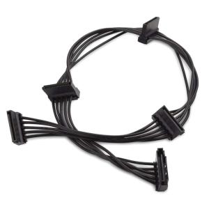 POWERTECH καλώδιο SATA 15pin σε 4x SATA 15pin CAB-W038, 40cm, μαύρο | Καλώδια - Αντάπτορες | elabstore.gr