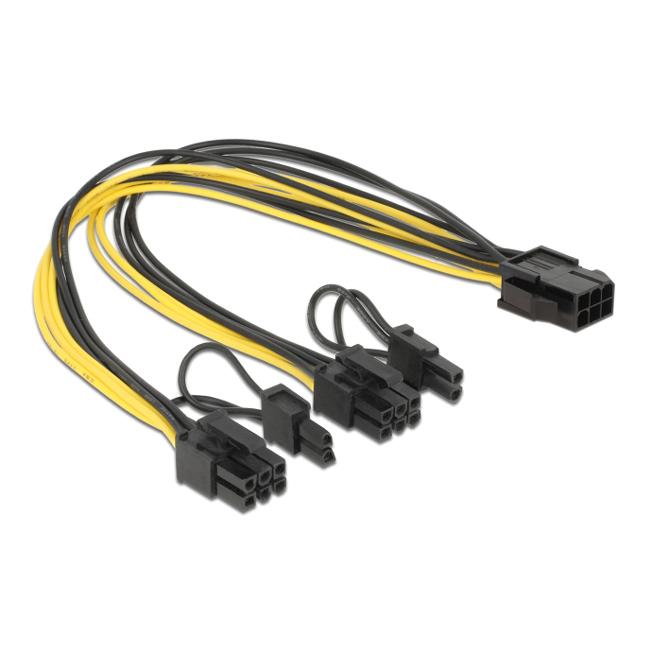 POWERTECH καλώδιο PCIe 6pin σε 2x 8pin CAB-W044, 30cm | eLabstore.gr POWERTECH καλώδιο PCIe 6pin σε 2x 8pin CAB-W044, 30cm | Καλώδια - Αντάπτορες | elabstore.gr