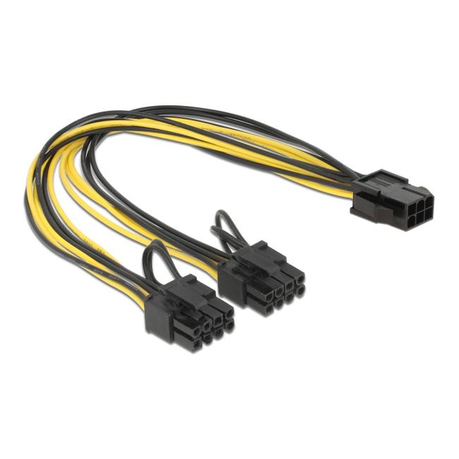 POWERTECH καλώδιο PCIe 6pin σε 2x 8pin CAB-W044, 30cm | eLabstore.gr POWERTECH καλώδιο PCIe 6pin σε 2x 8pin CAB-W044, 30cm | Καλώδια - Αντάπτορες | elabstore.gr