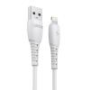 CELEBRAT καλώδιο USB σε Lightning CB-20I, 2A, 1m, λευκό | Αξεσουάρ κινητών | elabstore.gr