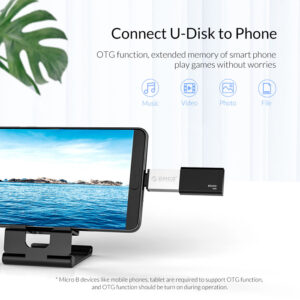 ORICO αντάπτορας USB Micro-B σε USB 3.0 CBT-UM01, μαύρος | Καλώδια - Αντάπτορες | elabstore.gr