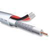 ACCORDIA καλώδιο CCTV CC-100, Mini RG 59/2x 0.50mm2, 75 ohm, White, 100m | Καλώδια - Αντάπτορες | elabstore.gr