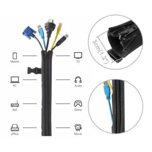 BRATECK Δεματικό Καλωδίων τύπου Flex Wrap CC15-1, με φερμουάρ, Φ30cm x1m | eLabstore.gr BRATECK Δεματικό Καλωδίων τύπου Flex Wrap CC15-1, με φερμουάρ, Φ30cm x1m | Καλώδια - Αντάπτορες | elabstore.gr