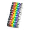 POWERTECH Clip αρίθμησης καλωδίου Νο 0-9, Color, 10τεμ. | Καλώδια - Αντάπτορες | elabstore.gr