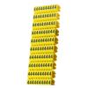 POWERTECH Clip αρίθμησης καλωδίου Νο 4, Yellow, 10τεμ. | Καλώδια - Αντάπτορες | elabstore.gr