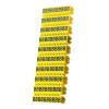 POWERTECH Clip αρίθμησης καλωδίου γράμμα B, Yellow, 10τεμ. | Καλώδια - Αντάπτορες | elabstore.gr