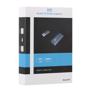 HDMI video capture card Z29, USB 3.0, 1080p, γκρι | Καλώδια - Αντάπτορες | elabstore.gr