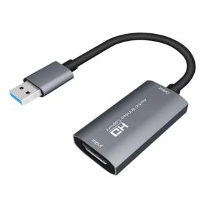 HDMI video capture card Z29, USB 3.0, 1080p, γκρι | Καλώδια - Αντάπτορες | elabstore.gr